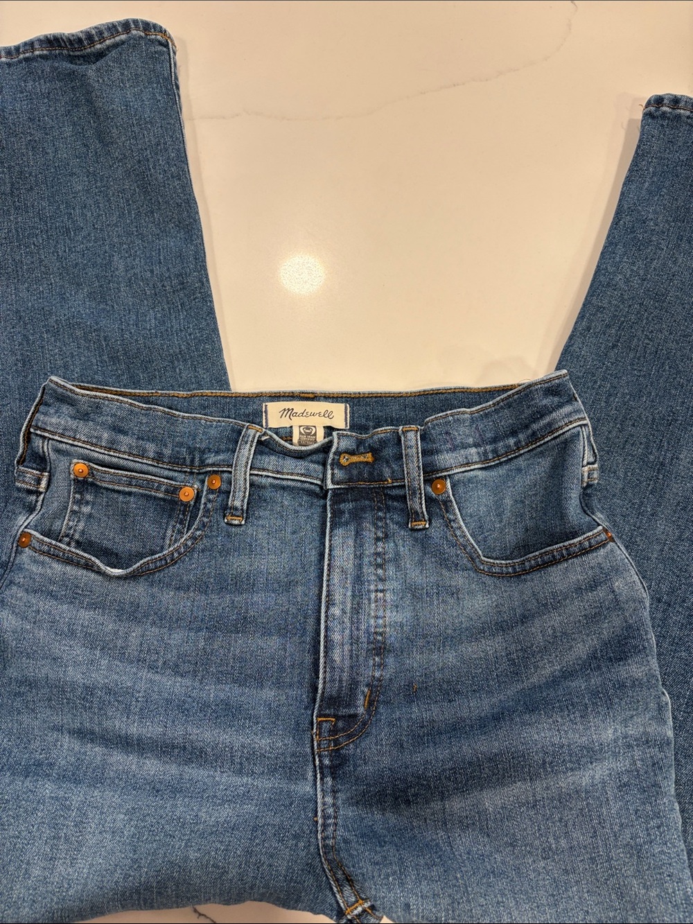 Madewell Medium Blue High-Rise Jeans